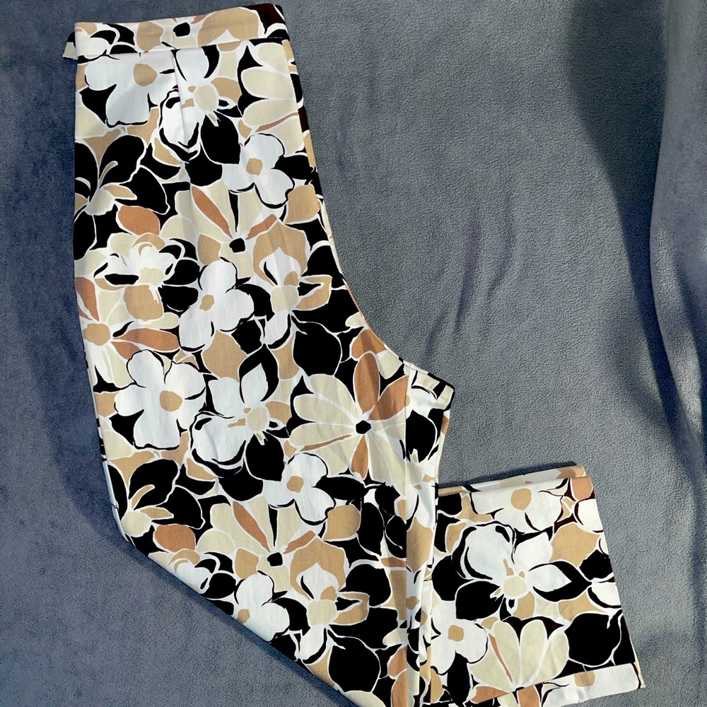 Brown/Black Floral Briggs NY Pants